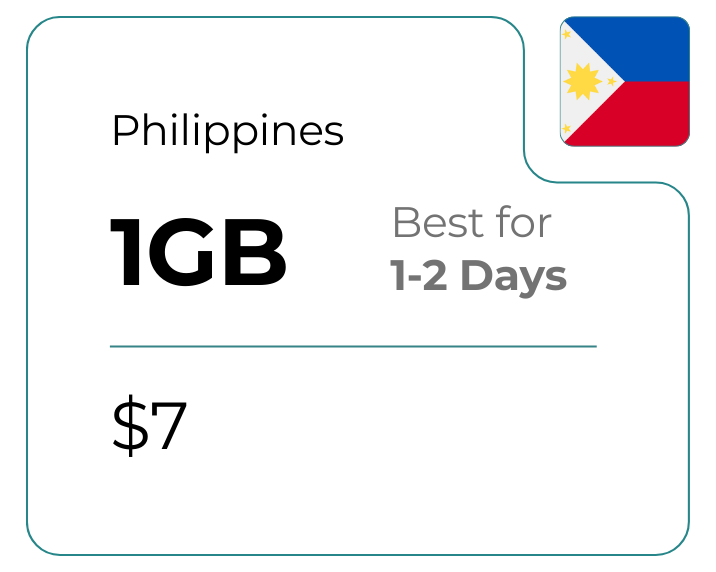 Philippines 1 GB 30 Days