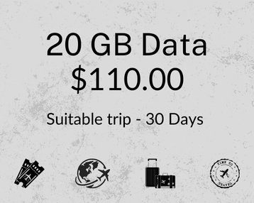 Bolivia 20 GB 30 Days