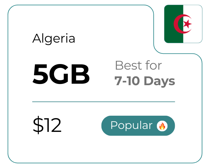 Algeria 5 GB 30 Days