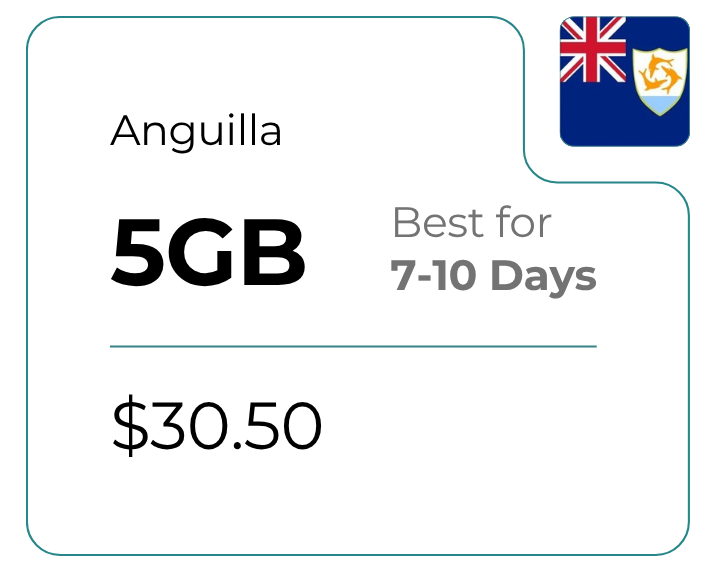 Anguilla 5 GB 30 Days