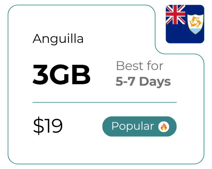 Anguilla 3 GB 30 Days