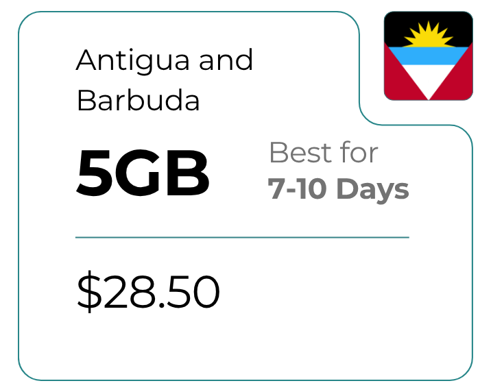 Antigua and Barbuda 5 GB 30 Days