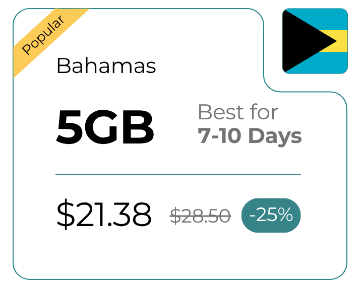 Bahamas 5 GB 30 Days