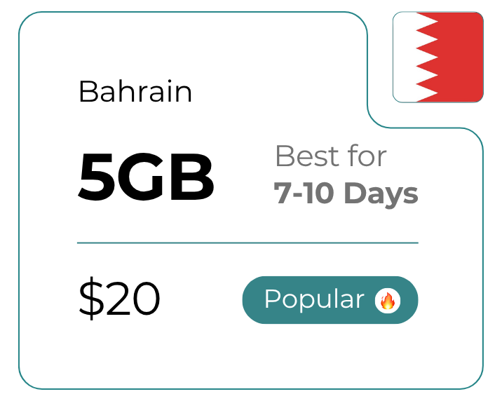 Bahrain 5 GB 30 Days
