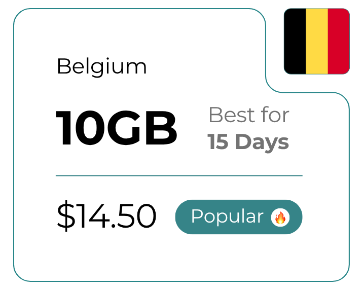 Belgium 10 GB 30 Days