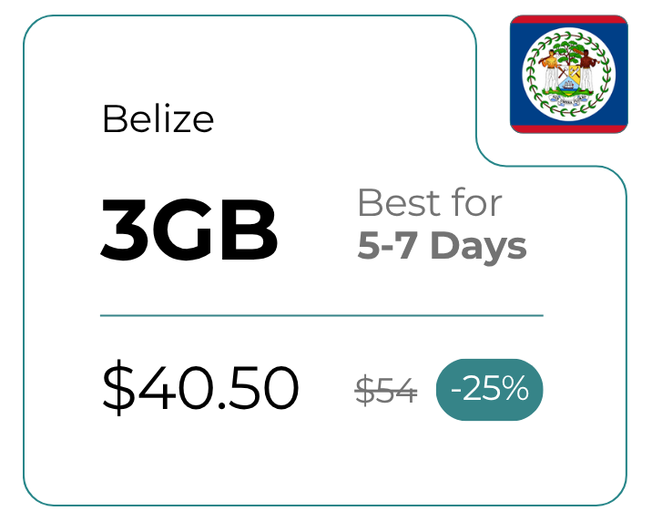 Belize 3 GB 30 Days