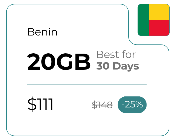 Benin 20 GB 30 Days