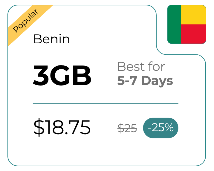 Benin 3 GB 30 Days