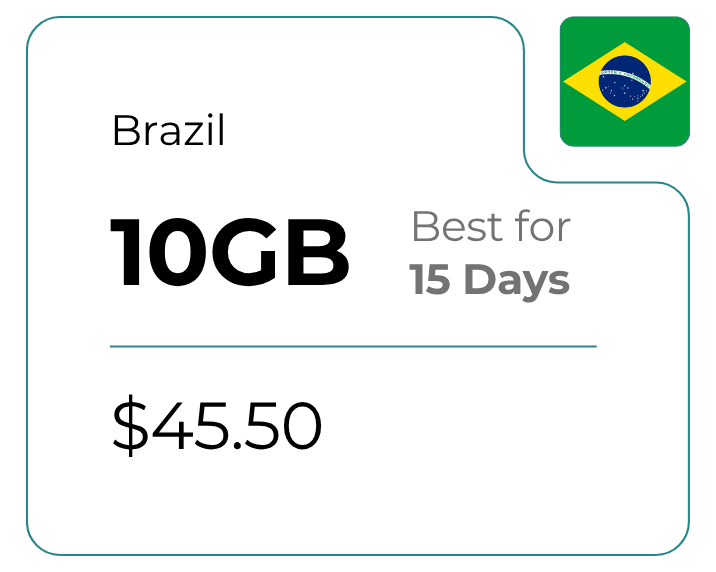 Brazil 10 GB 30 Days