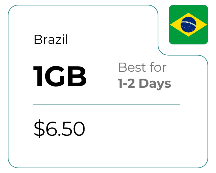 Brazil 1 GB 30 Days