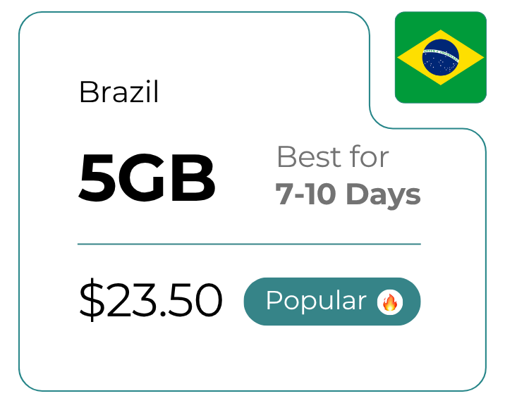 Brazil 5 GB 30 Days