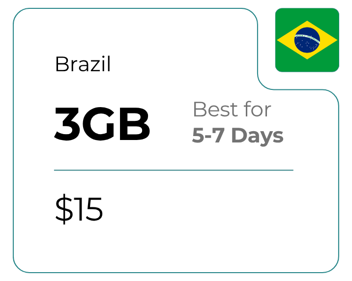 Brazil 3 GB 30 Days
