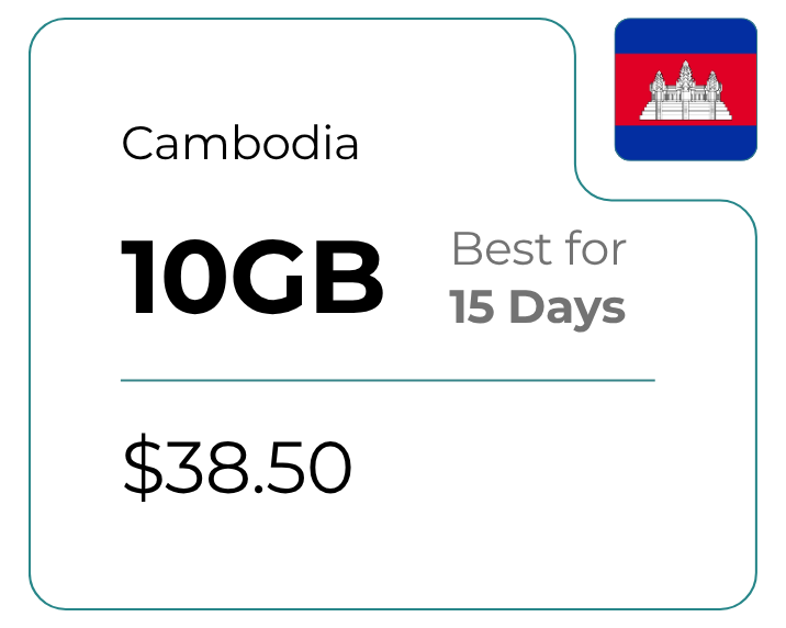 Cambodia 10 GB 30 Days
