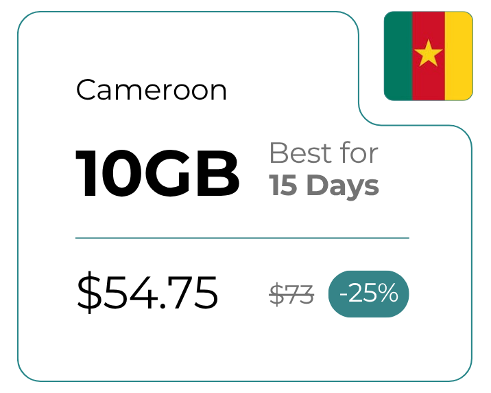Cameroon 10 GB 30 Days