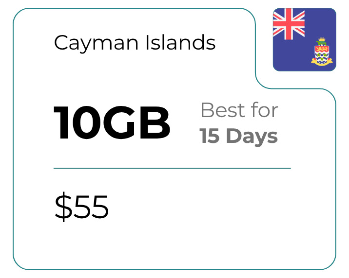 Cayman Islands 10 GB 30 Days