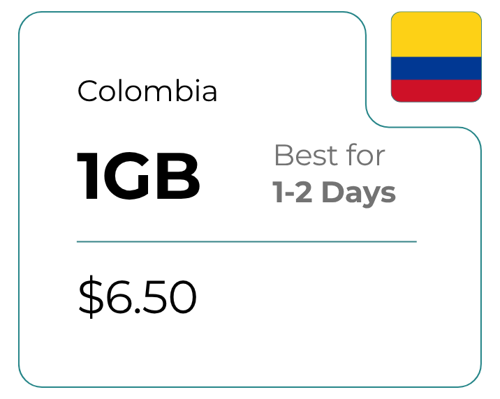 Colombia 1 GB 30 Days