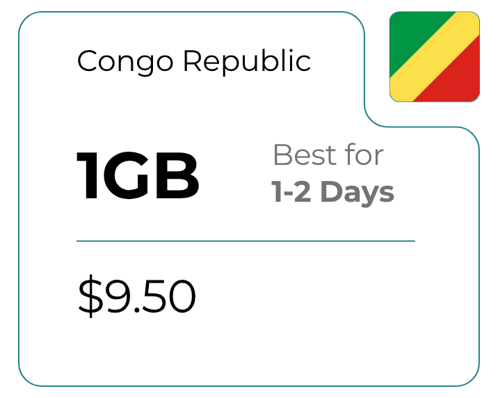 Congo Republic 1 GB 30 Days