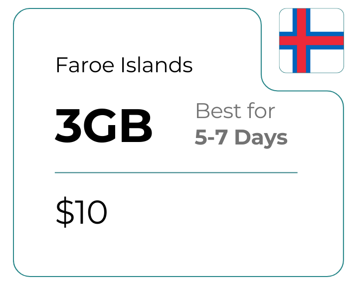 Faroe Islands 3 GB 30 Days