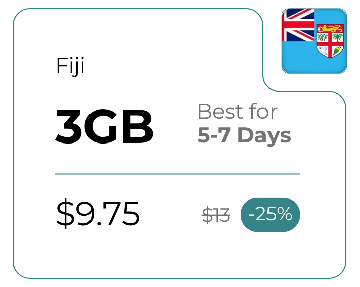 Fiji 3 GB 30 Days