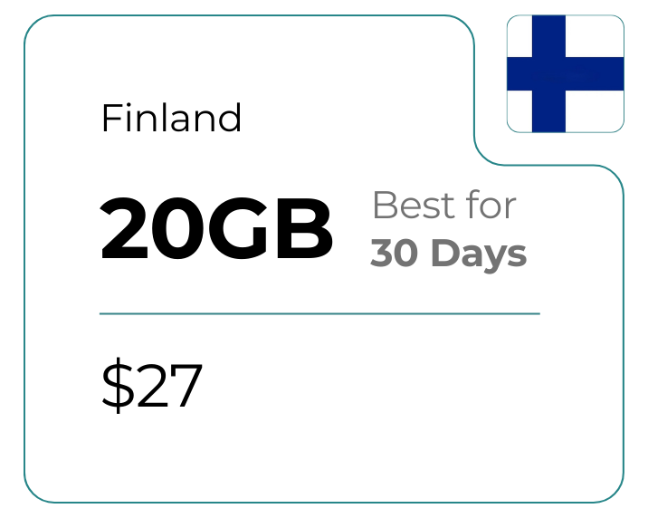 Finland 20 GB 30 Days