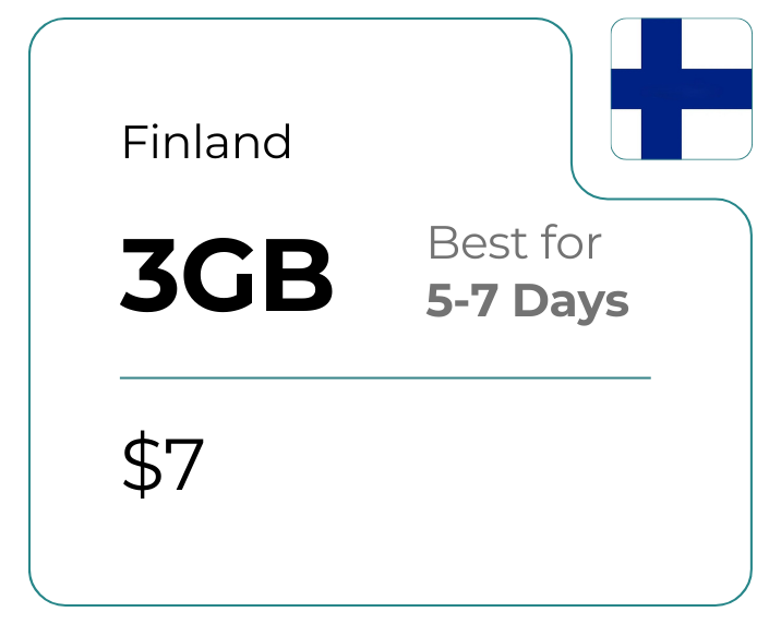 Finland 3 GB 30 Days
