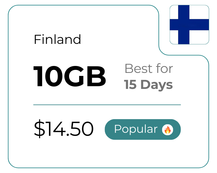 Finland 10 GB 30 Days