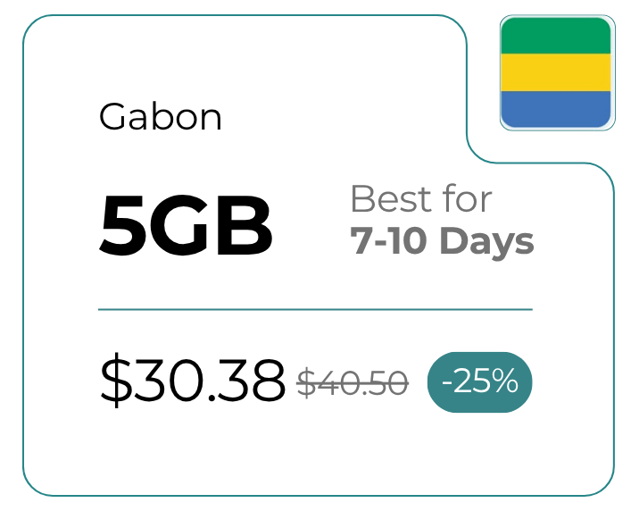 Gabon 5 GB 30 Days