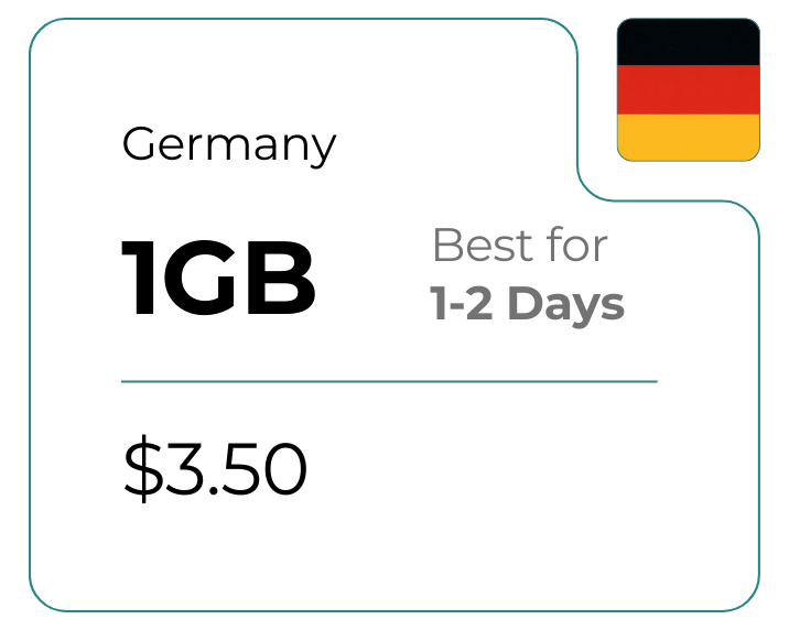 Germany 1 GB 30 Days