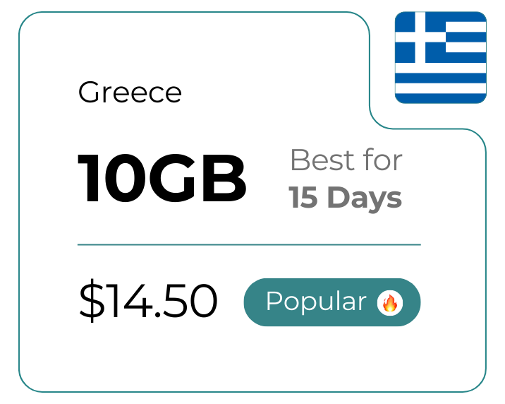 Greece 10 GB 30 Days
