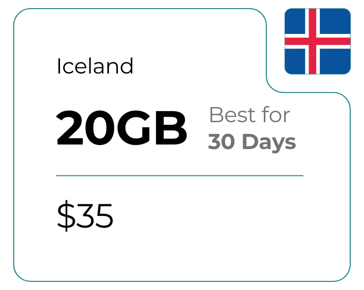 Iceland 20 GB 30 Days