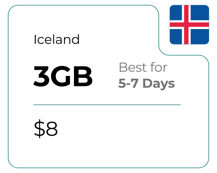 Iceland 3 GB 30 Days