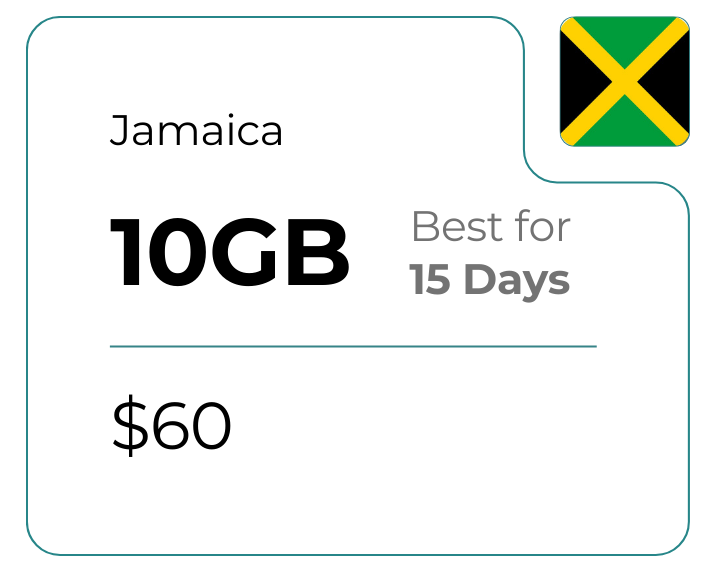 Jamaica 10 GB 30 Days