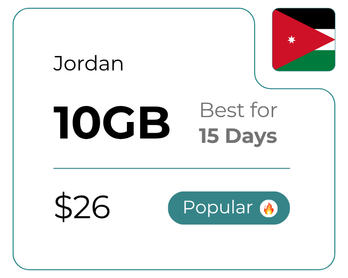 Jordan 10 GB 30 Days