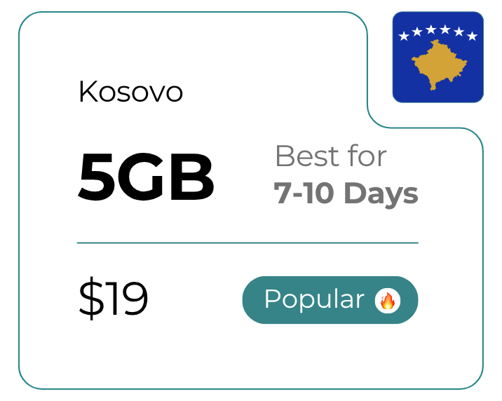 Kosovo 5 GB 30 Days