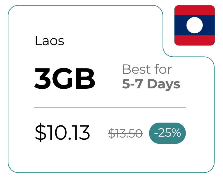 Laos 3 GB 30 Days