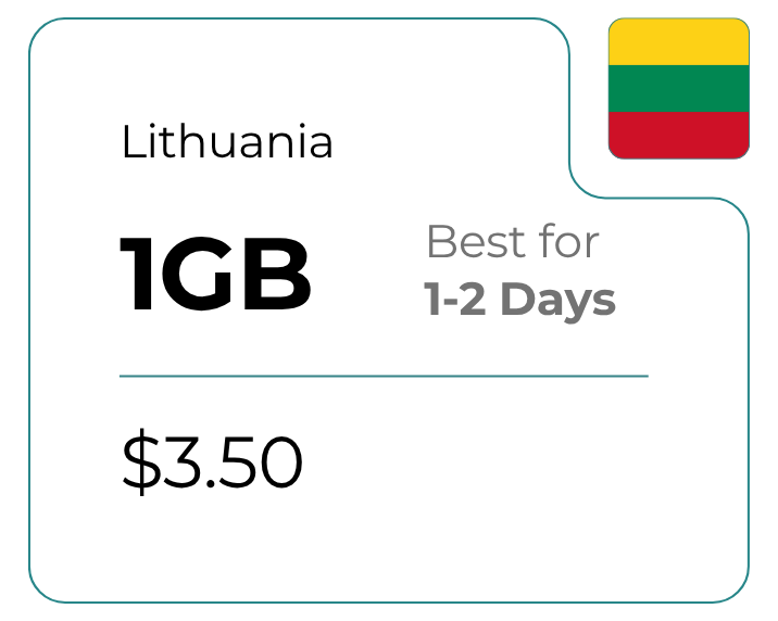 Lithuania 1 GB 30 Days