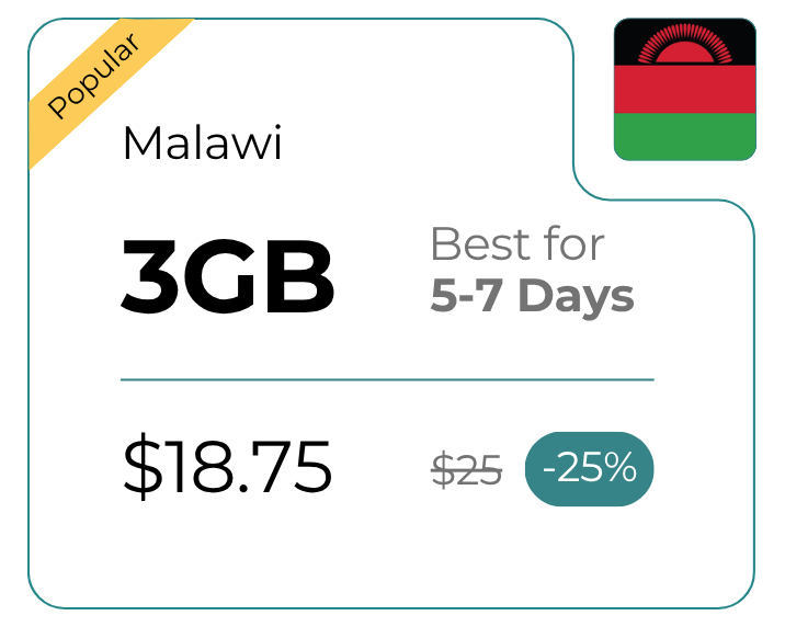 Malawi 3 GB 30 Days