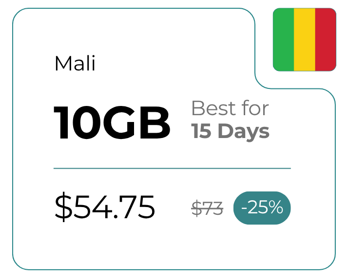 Mali 10 GB 30 Days