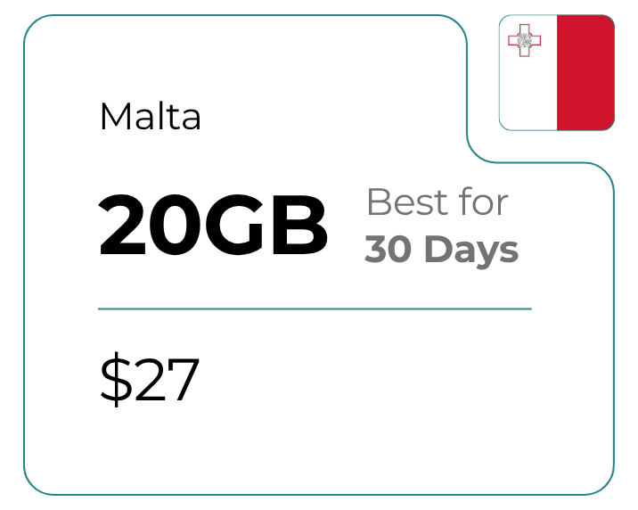 Malta 20 GB 30 Days
