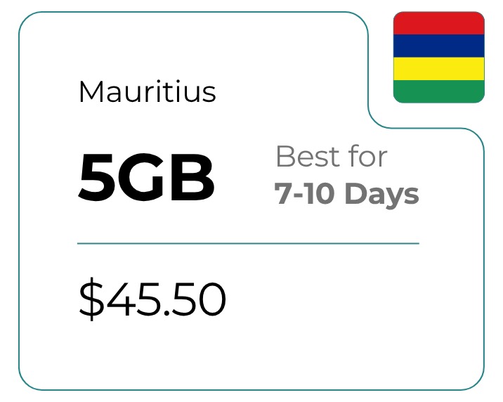 Mauritius 5 GB 30 Days