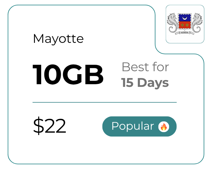 Mayotte 10 GB 30 Days