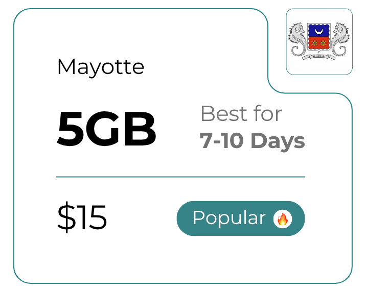Mayotte 5 GB 30 Days