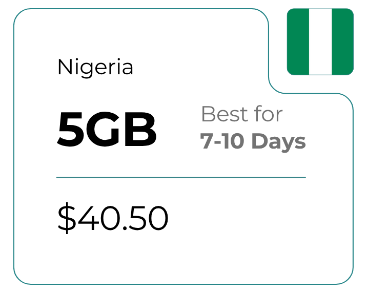 Nigeria 5 GB 30 Days