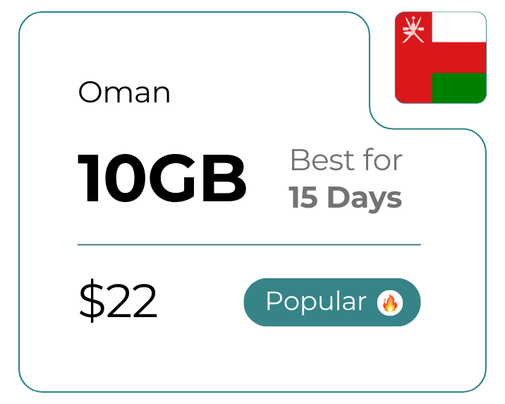 Oman 10 GB 30 Days