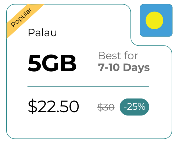 Palau 5 GB 30 Days
