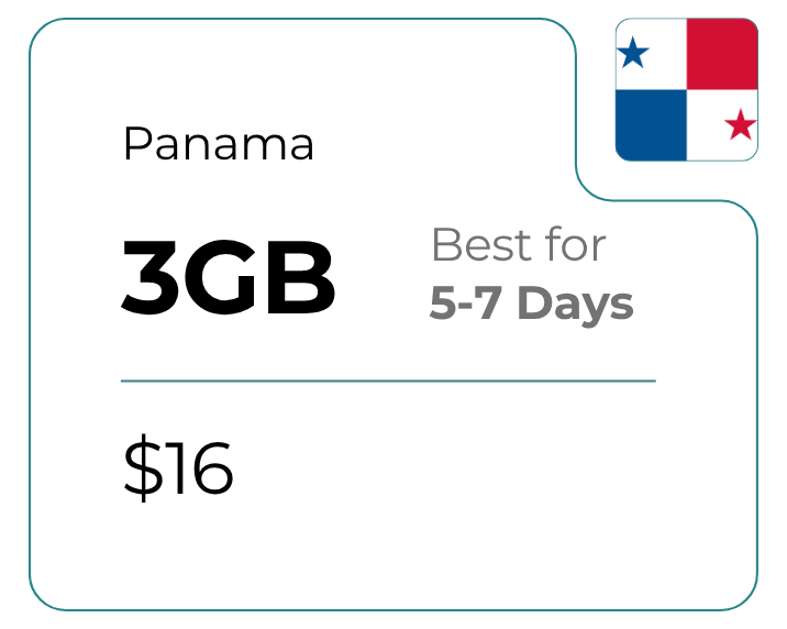 Panama 3 GB 30 Days