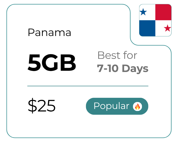 Panama 5 GB 30 Days