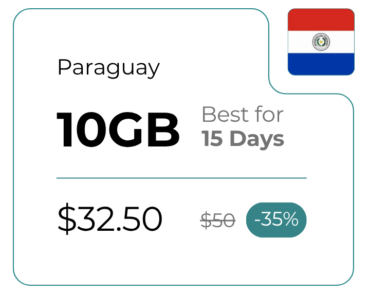 Paraguay 10 GB 30 Days