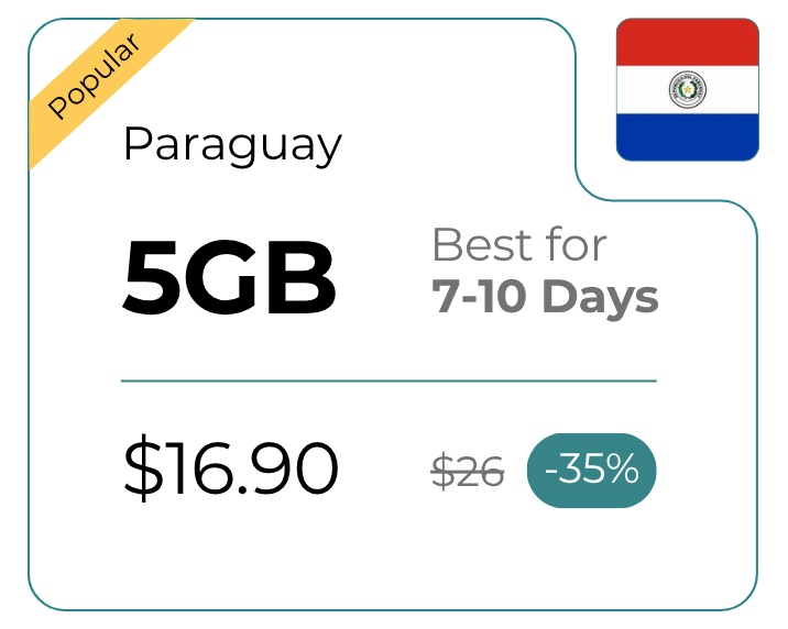 Paraguay 5 GB 30 Days