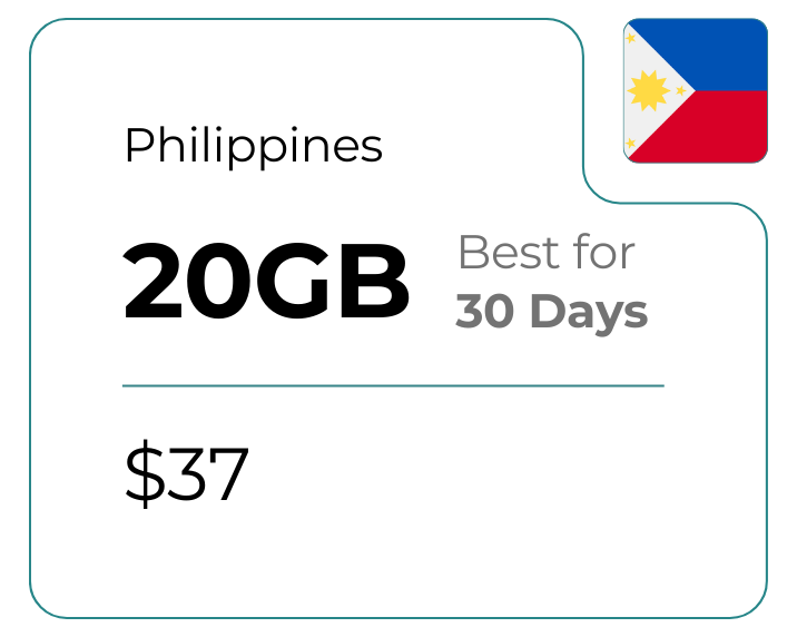 Philippines 20 GB 30 Days